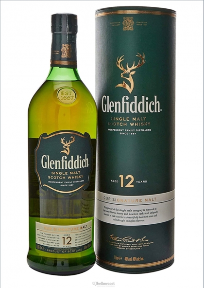Glenfiddich 12ans single malt - 1L