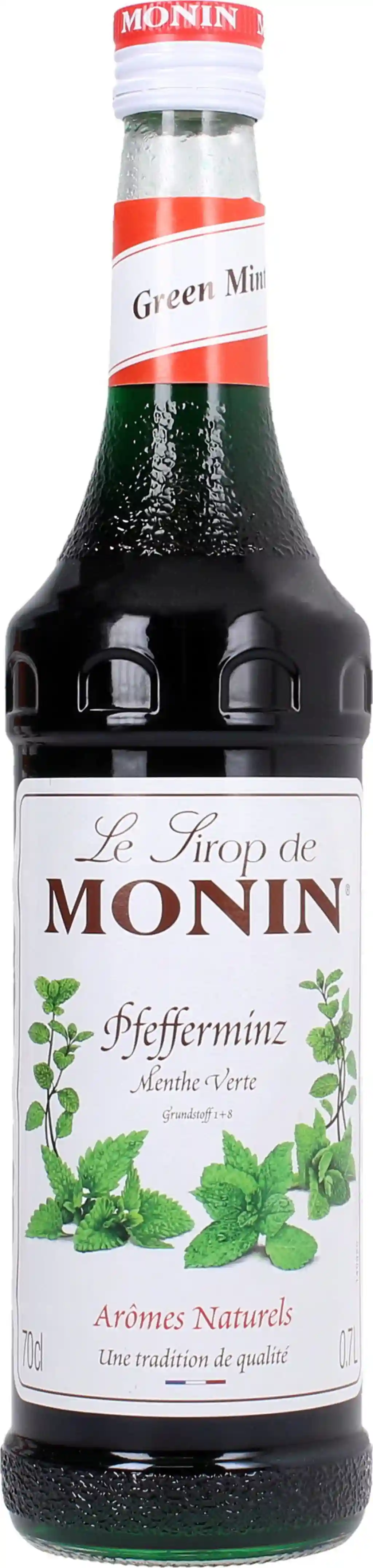 MONIN SIROP MENTHE VERTE 75 CL BOUT. VERRE
